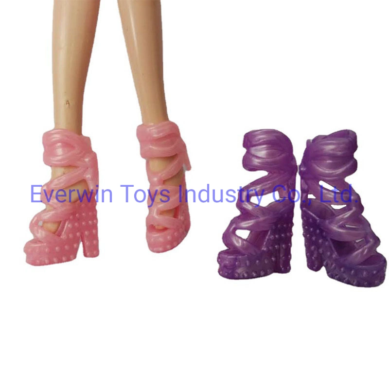 Factory Supply Doll Accessory Plastic Band Shoes Dolls Shoe