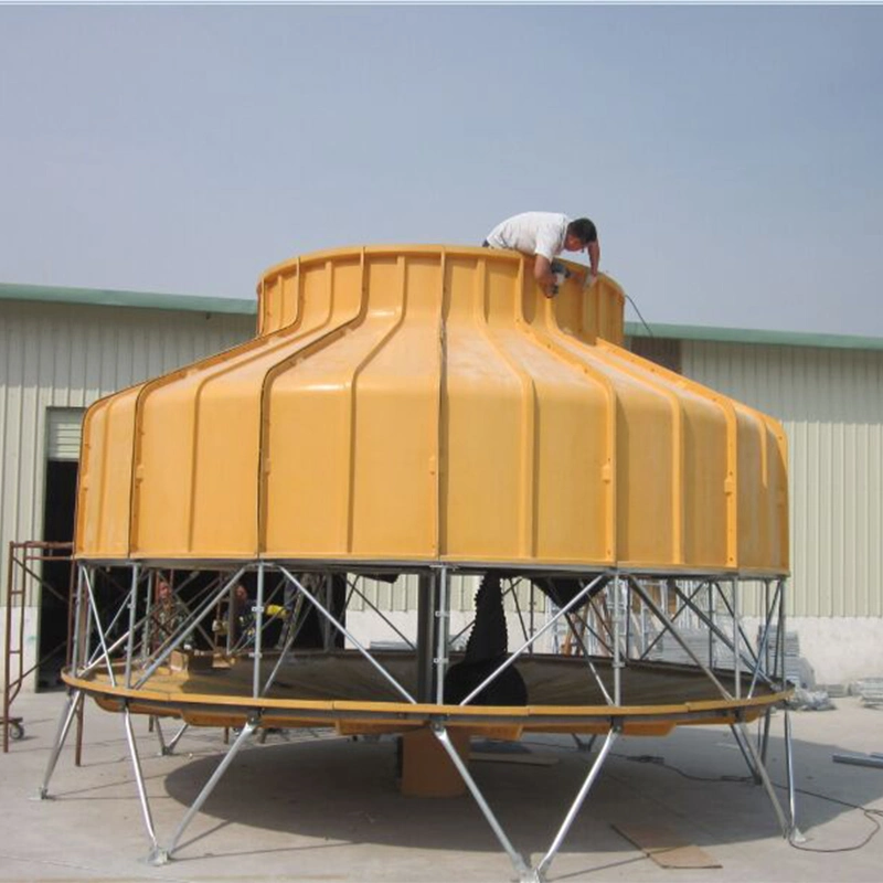 50t Plastic Industrial Cooling Water Tower Chilling System