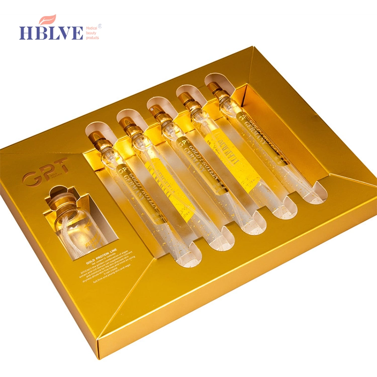 Manufacturer Best Price Face Lifting Anti-Wrinkle Carving Essence Serum Gold Protein Peptide Line