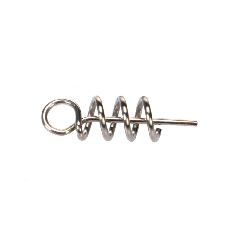 Customized Special Shaped Lock Fishing Hook Pin Spring for Soft Lure Baits Worm Tools