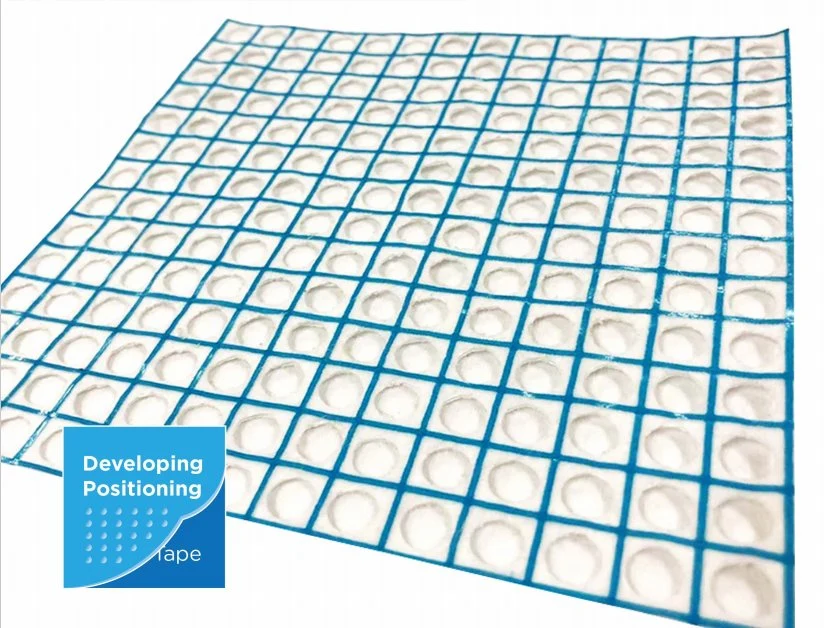 X-ray Detectable Grid Tissue Injection Marks Positioning Tape