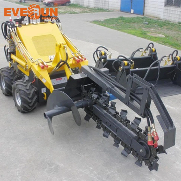 Everun Ers380 CE 200kg Bucket Shovel Mini Loader Skid Steer Loader