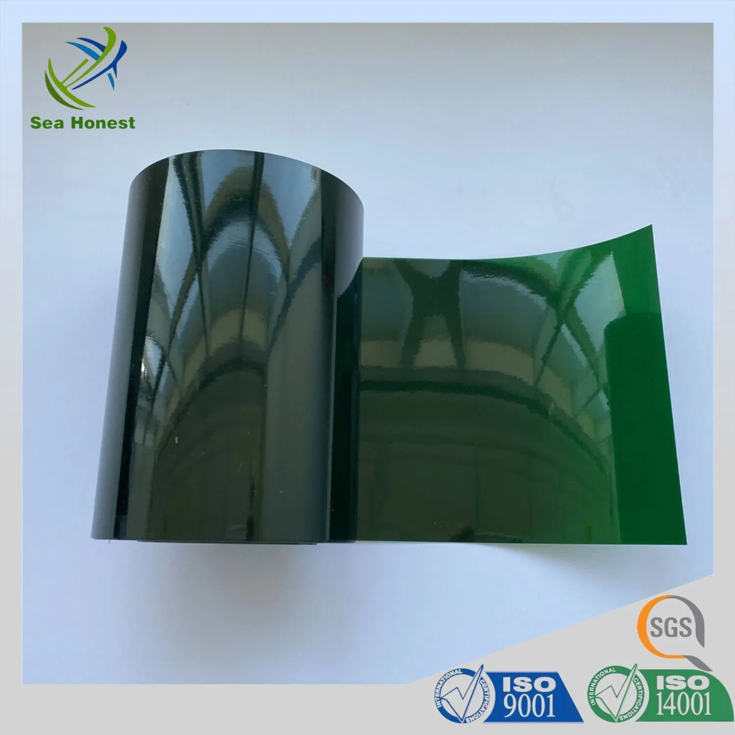 Original Factory Pharma Grade Rigid PVC Green Transparent 250 Micron for Blister Packing