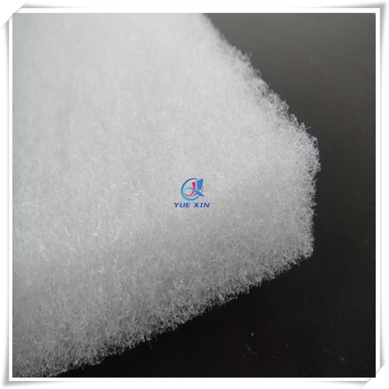 White Cut Shaped Polyester Fiber Filter Floss