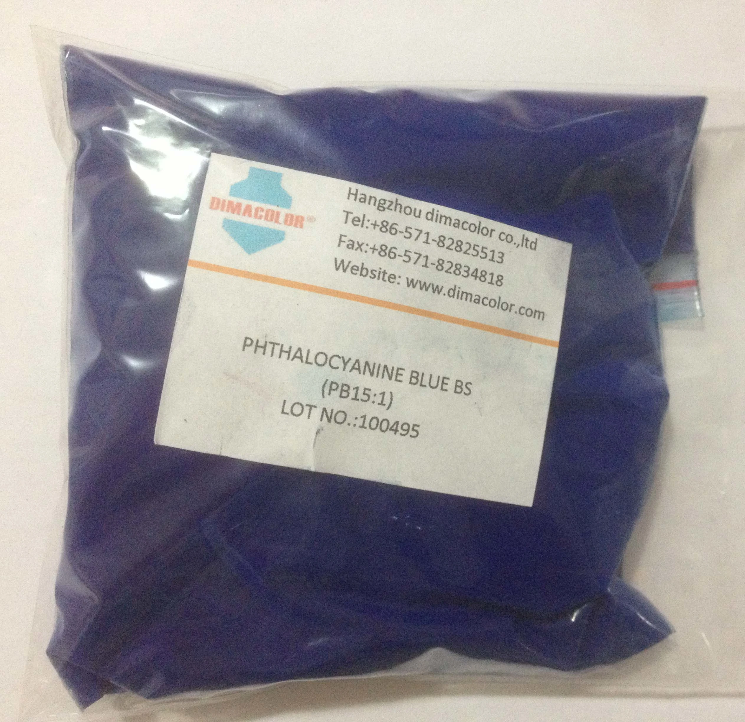 Le pigment bleu 15 : 1 (bleu phtalocyanine BS) de la peinture en plastique d'encre de l'impression textile à usage général