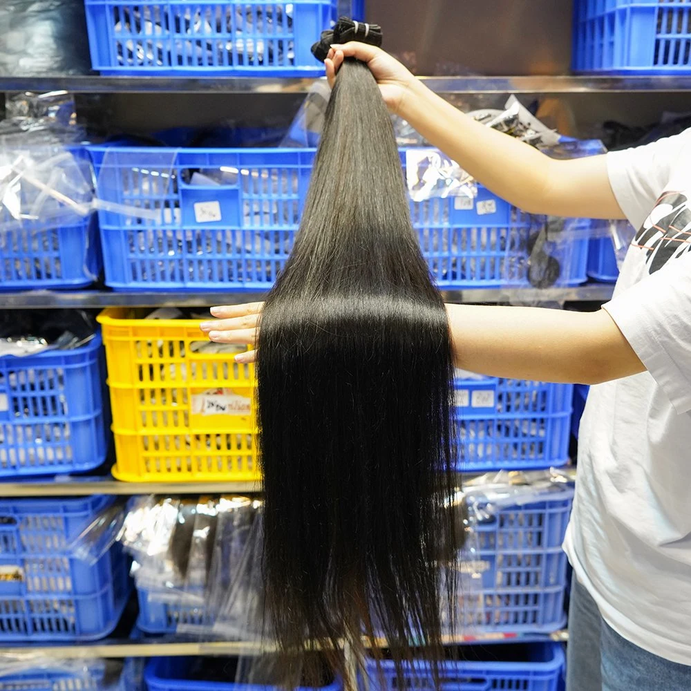 Brasil original cabello humano, al por mayor extensión de la Virgen de la cutícula del cabello alineado cabello humano.