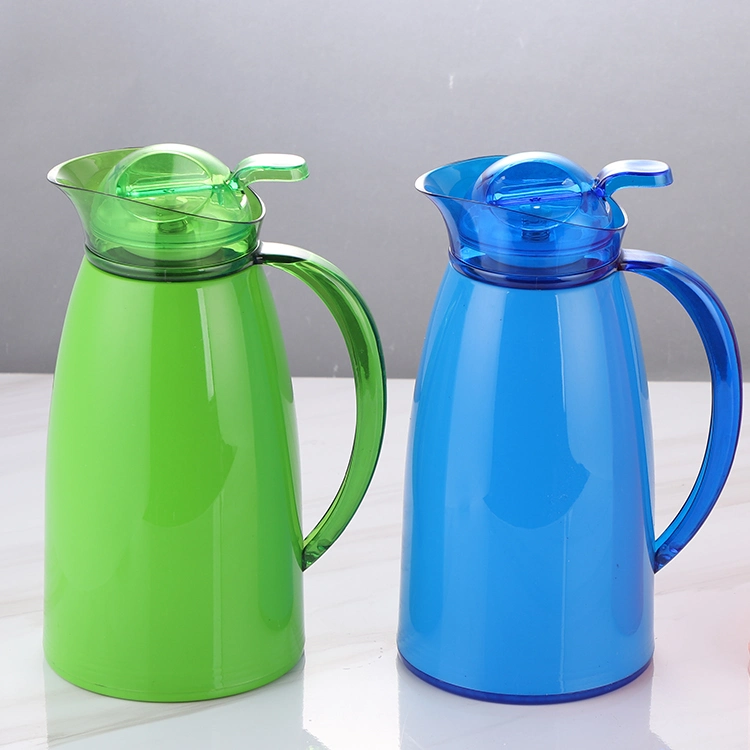 Wholesale 1.5L Glass Liner Logo Customized Cheap Plastic Thermo Insulated Vacuum Flask