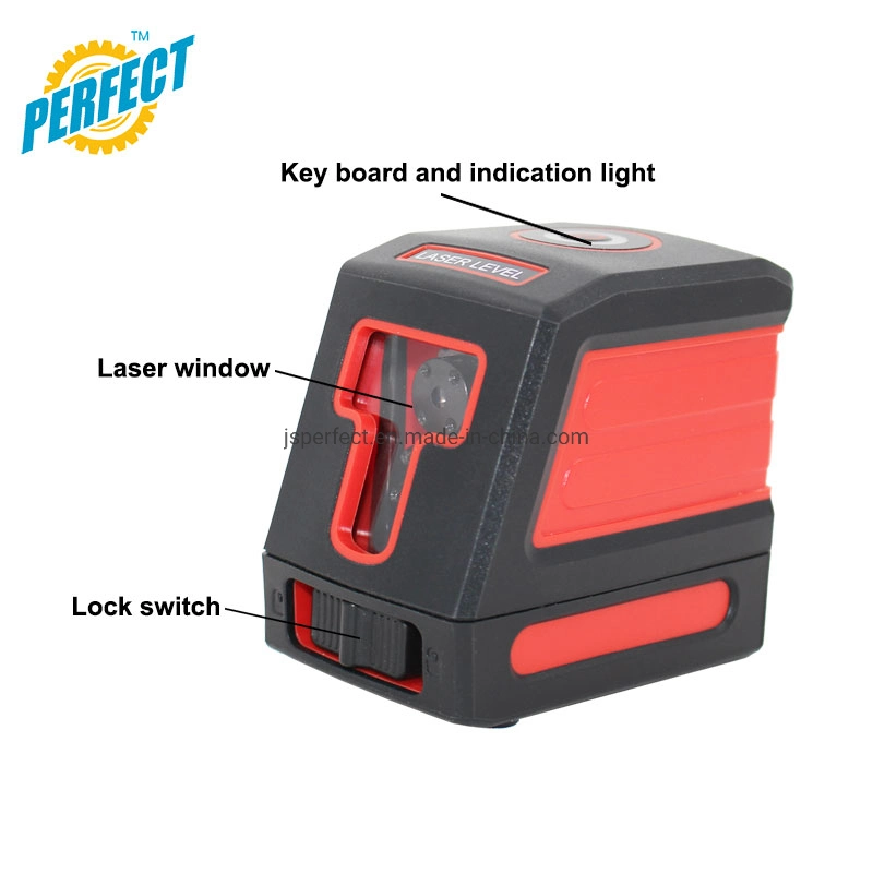 Laser Level Cross Line China Großhandel 2 Line Red Bright Strahl-Selbstlaser