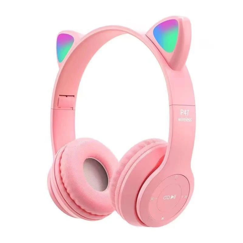 Hot sale écouteurs Bt 5.0 sans fil Bluetooth écouteurs jeu mobile Casque d'écoute Cat Ear