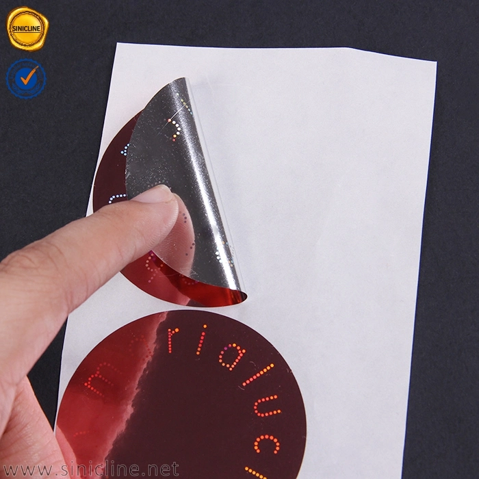 Customized Size Clear Label Stickers Printing Private Logo Printing with Glossy Laminated