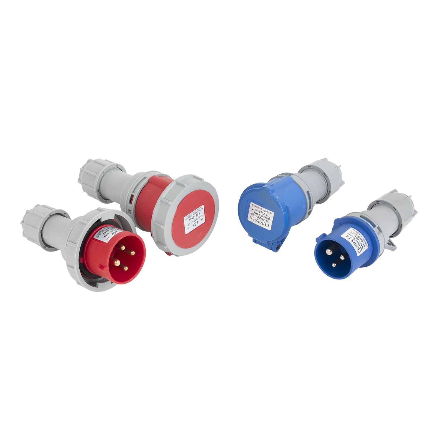 High Quality Factory Production 4 Pin 63A 125A 380 415V IP44 Red Screw Install Type Industrial Plug