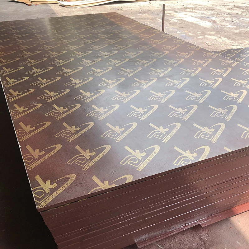 Commercial Birch Hardwood Core Brown Film Faced Board Construction for Formwork Plywood Decking Korea Japan Market