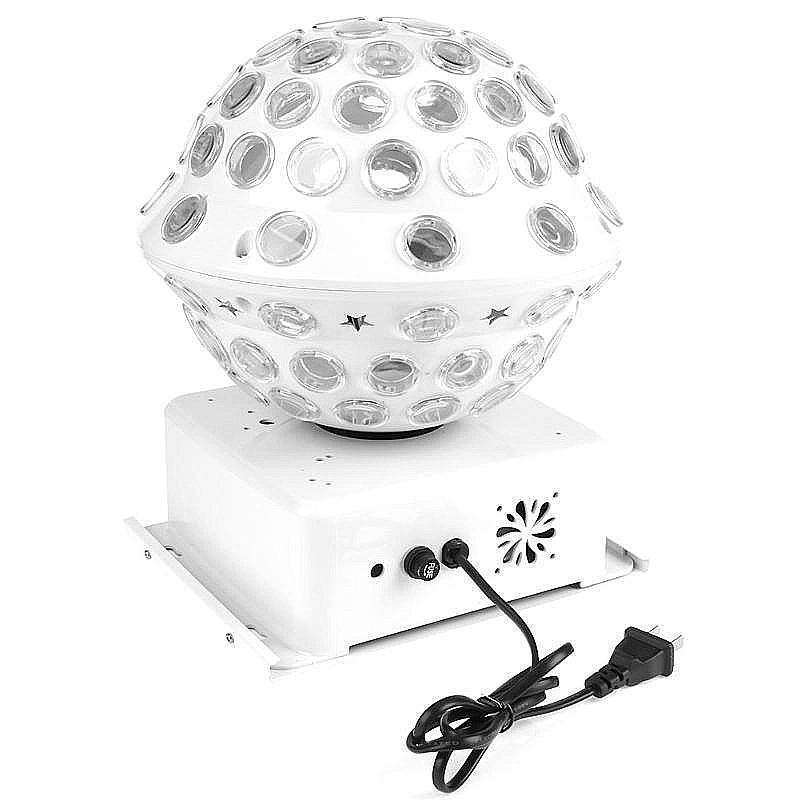 80W LED Sound-gesteuerte Laser-Farbe rotierende Bühne Magic Ball