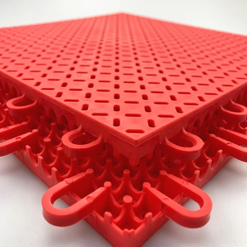 Indoor Field Hockey Interlocking Modular Plastic Tiles Flooring for Inline Roller Hockey Court