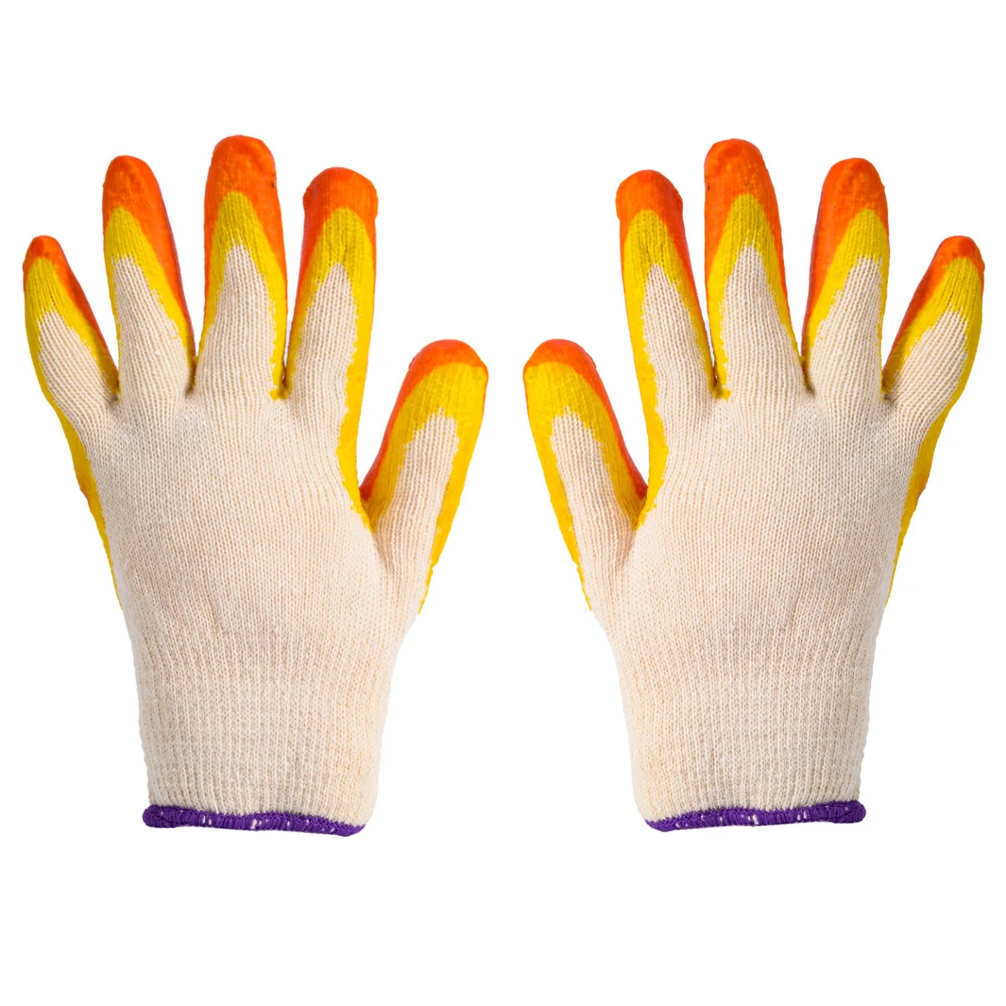 Rubber Crinkle Coated Labor Protective Construction Industrial Safety Work Gloves