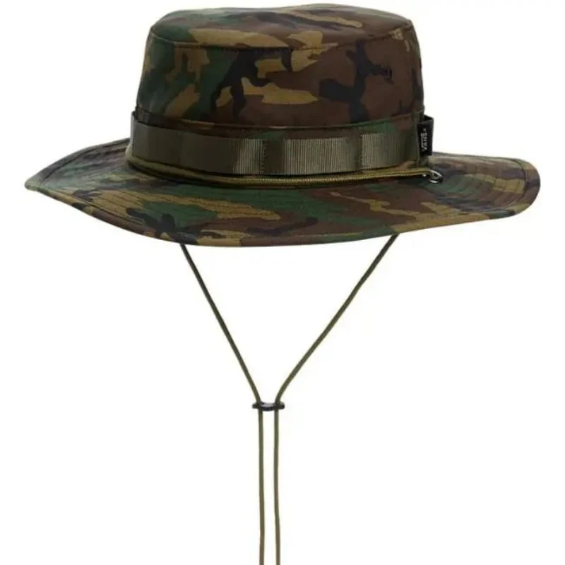 Outdoor Wide Brim Sun Protect Hat Classic Us Combat Army Style Bush Jungle Sun Bucket Cap for Fishing Hunting Camping