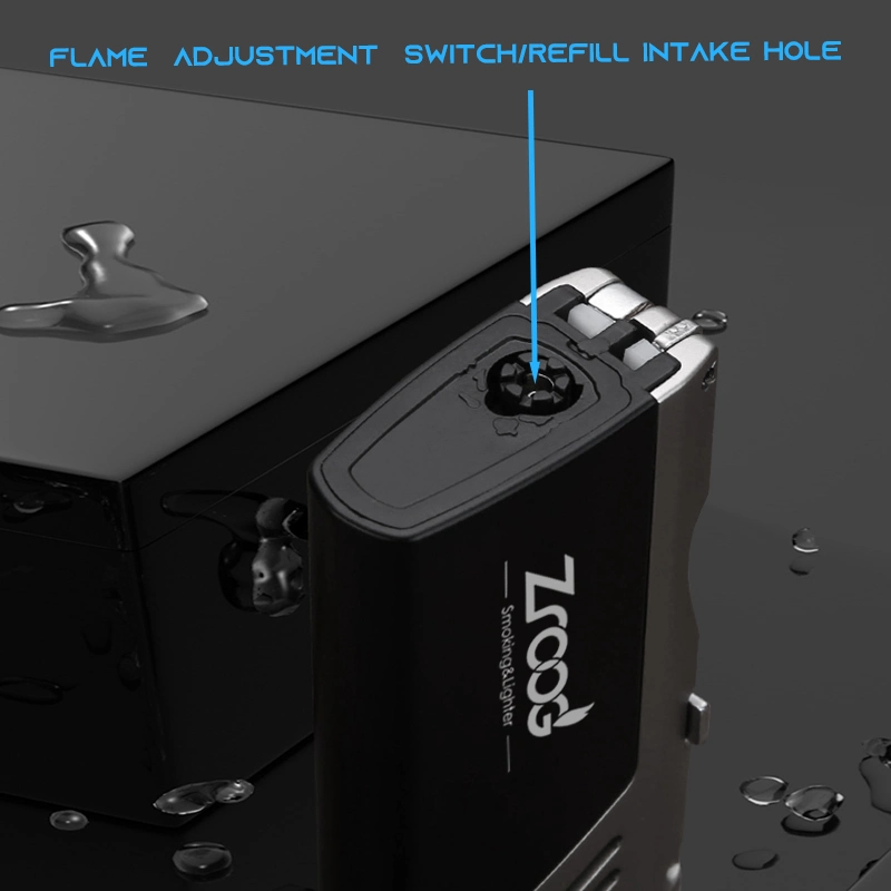 Pour plus légers du tuyau de fumer avec des outils en métal doux formant un angle de la flamme de gaz butane