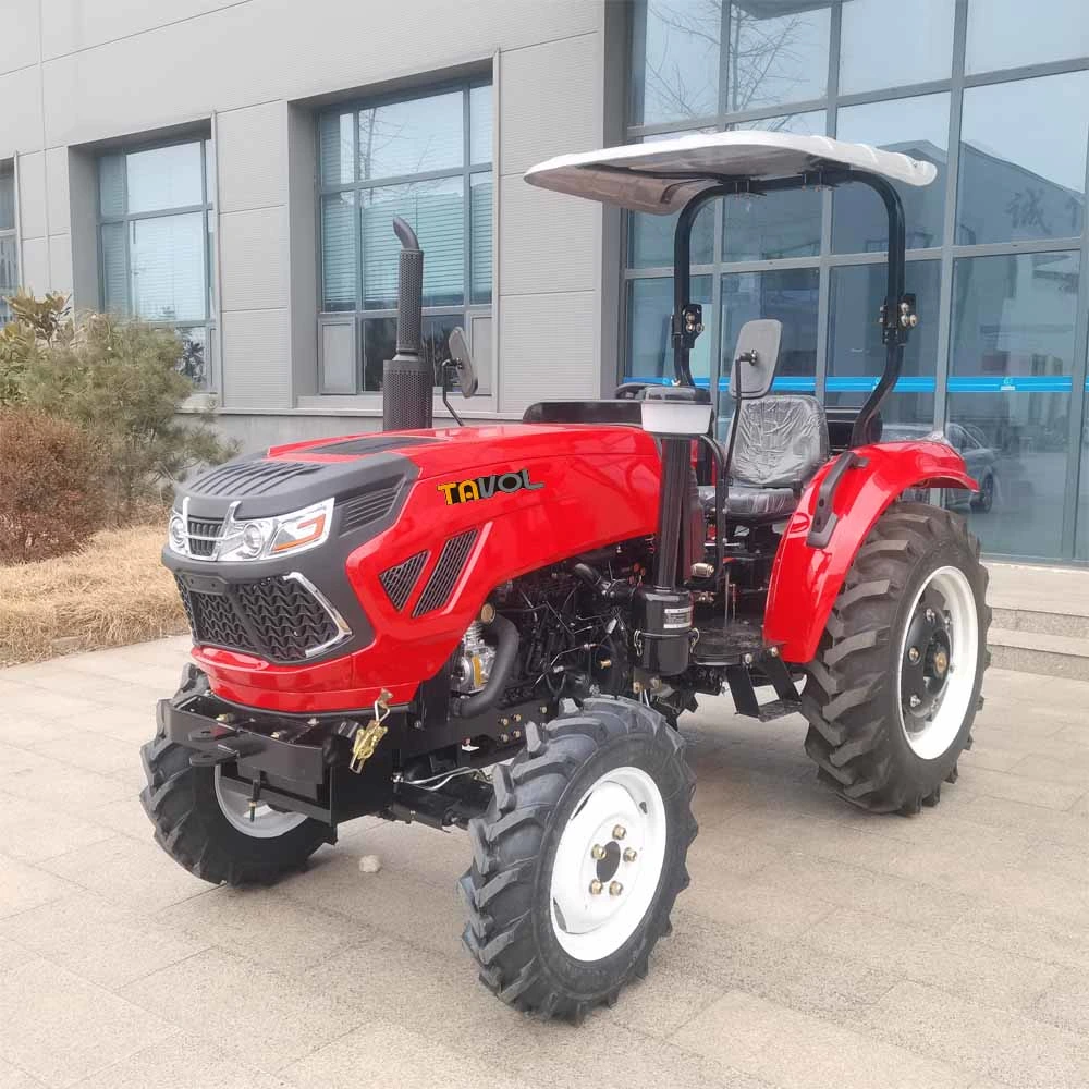 Energía eléctrica giratoria Precio lanza Compact mini tractor pequeño 50 HP Granja andar Maquinaria Agrícola Jardín