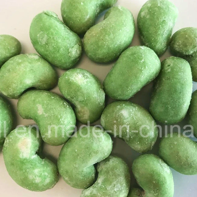Coated Wasabi Cashew Nuts Full Nutrition Snacks for Sale