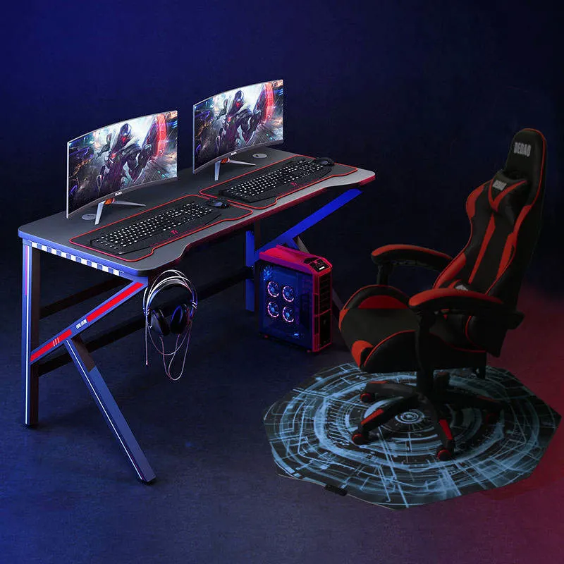 High Quality Water Resistant Gaming Desk Mat Computer Office RGB Chair Mat for Hardwood Floor