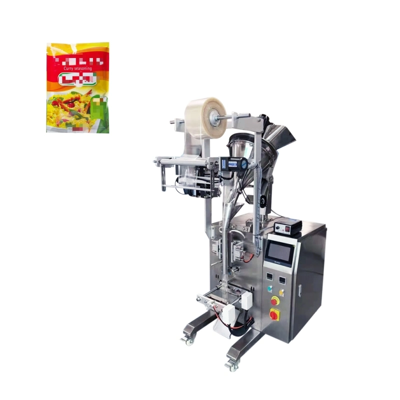 Herb Cocoa Flour Seasoning Black Pepper Red Chilli Small Pouch Vertical Multi Functional Curry Powder Packing Machine