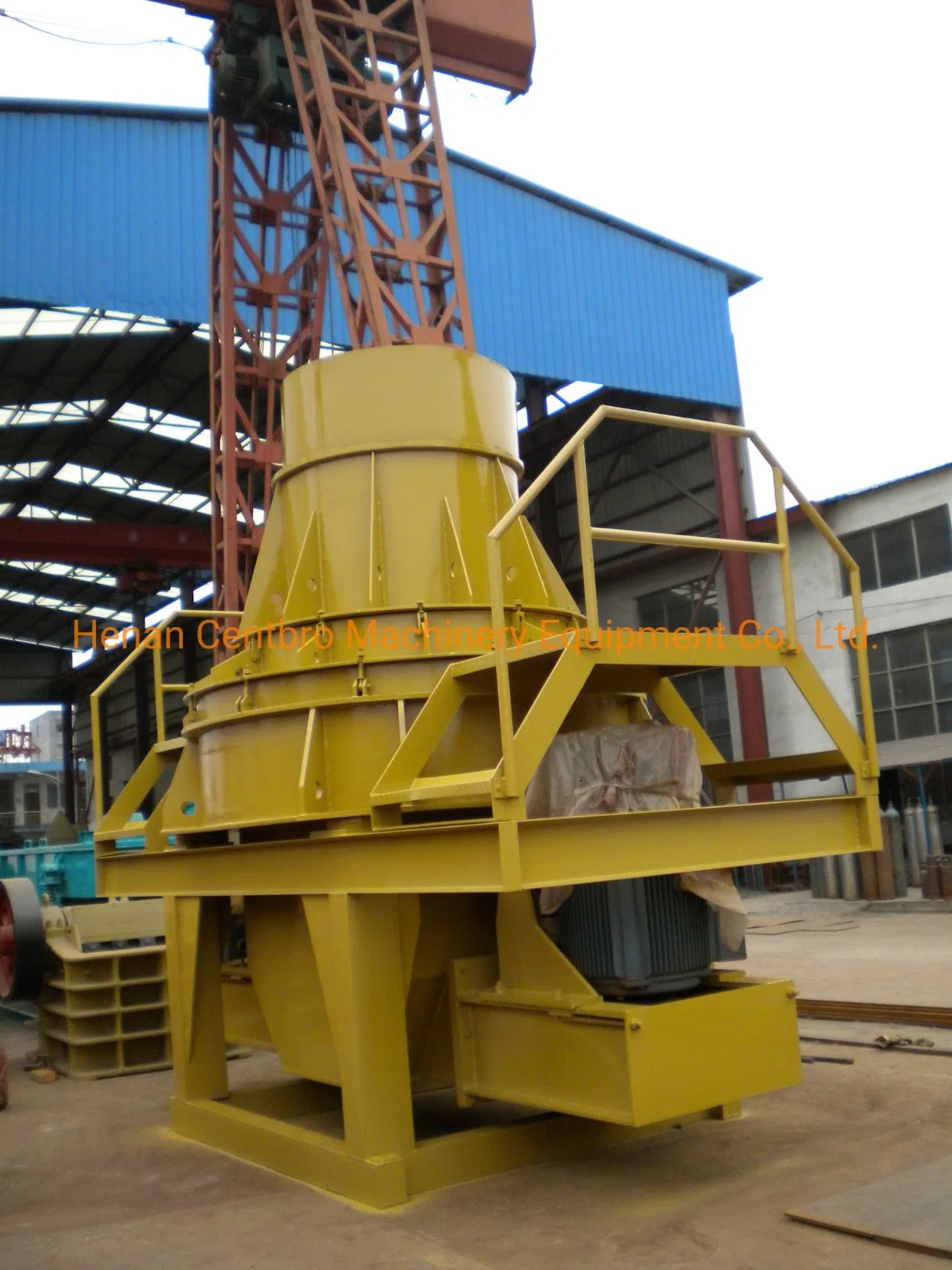 Производитель Шand Vertical Shaft Crusher Maker for Construction Material/Gypsum/Silica/Rock/Gold/River/Stone/QuickLime Supplier