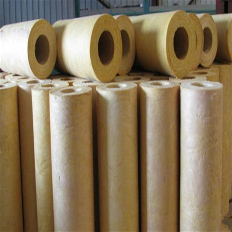 CE Certificate Non-Combustible Customized Ceramic Fiber Mineral Rock Wool Rockwool Multiple Pipe