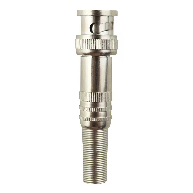 BNC Connector Male End, Monitoring Cable Five Gold Head, Welding Free, Injection Free Assembled BNC Male Head, Camera Head, Monitoring Accessories Connector