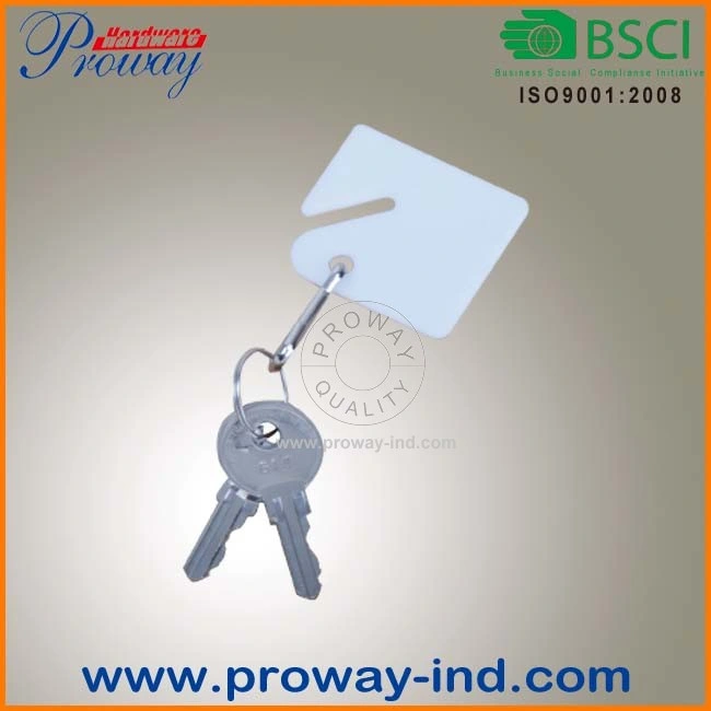 Cheap Plastic Key Tags with Key Ring Kt-52