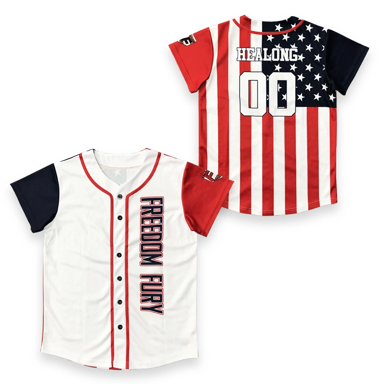 Großhandel/Lieferant Sublimation Baseball Jersey Neueste Hohe Qualität Sublimation Druck Custom Baseball-Shirts Im Set