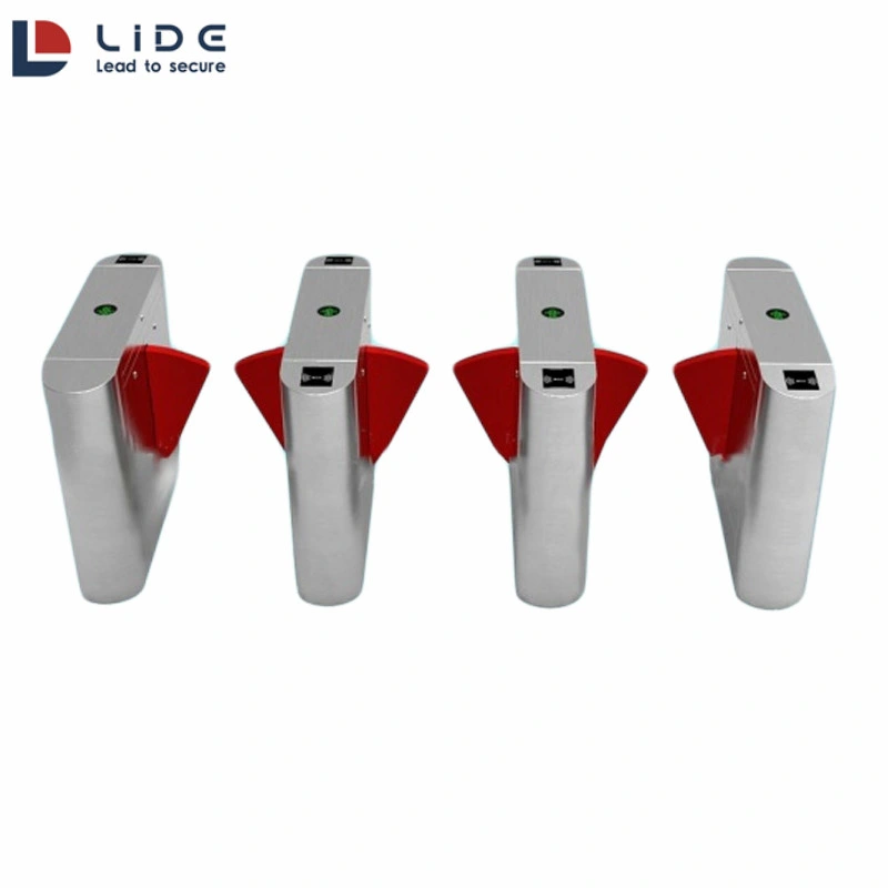 RFID Qr Code Scanner Access Control System Automatic Turnstile Flap Barrier Gate