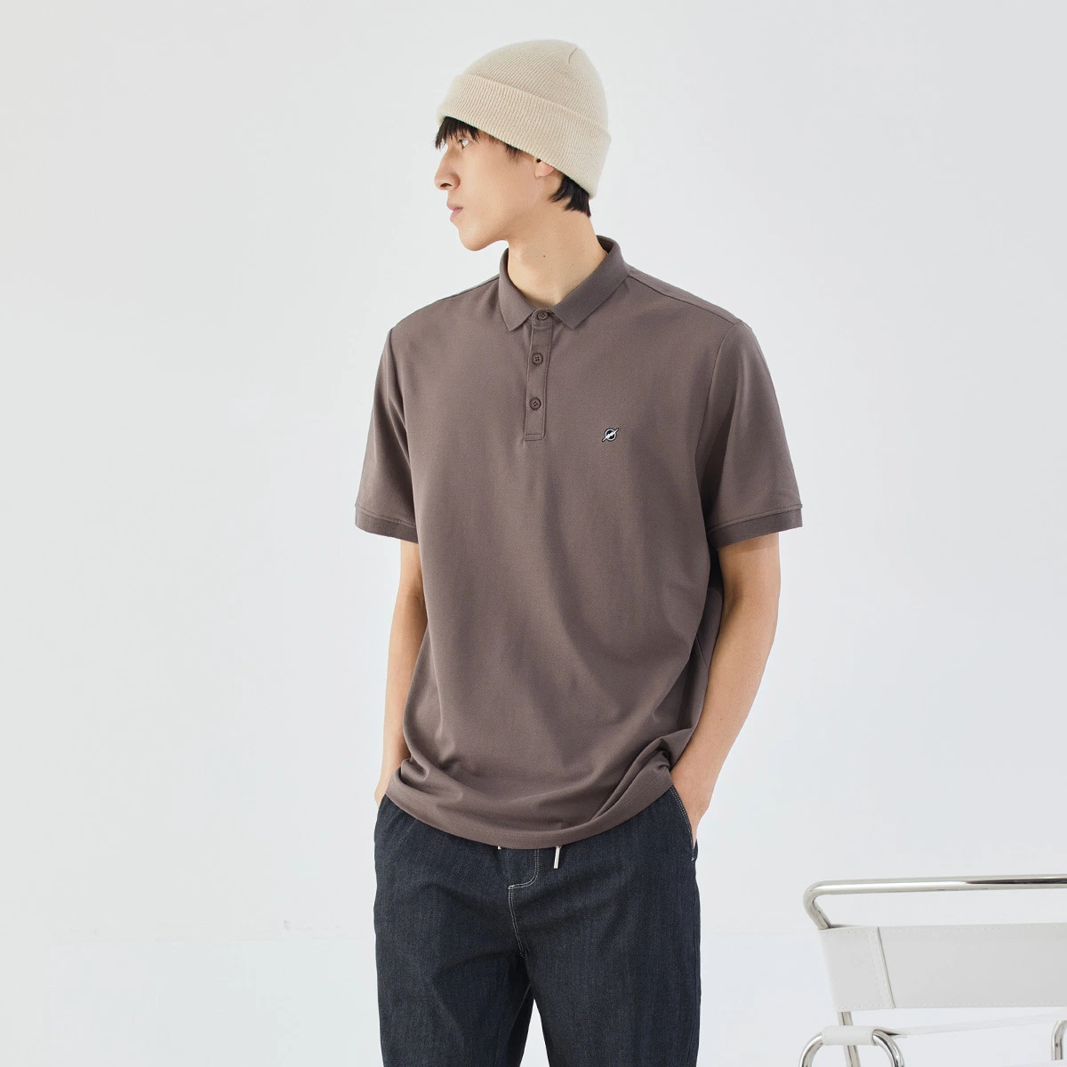 New Golf T-Shirt Men's Short Sleeve Summer Embroidery Logo Casual Lapel Men's Polo Shirt