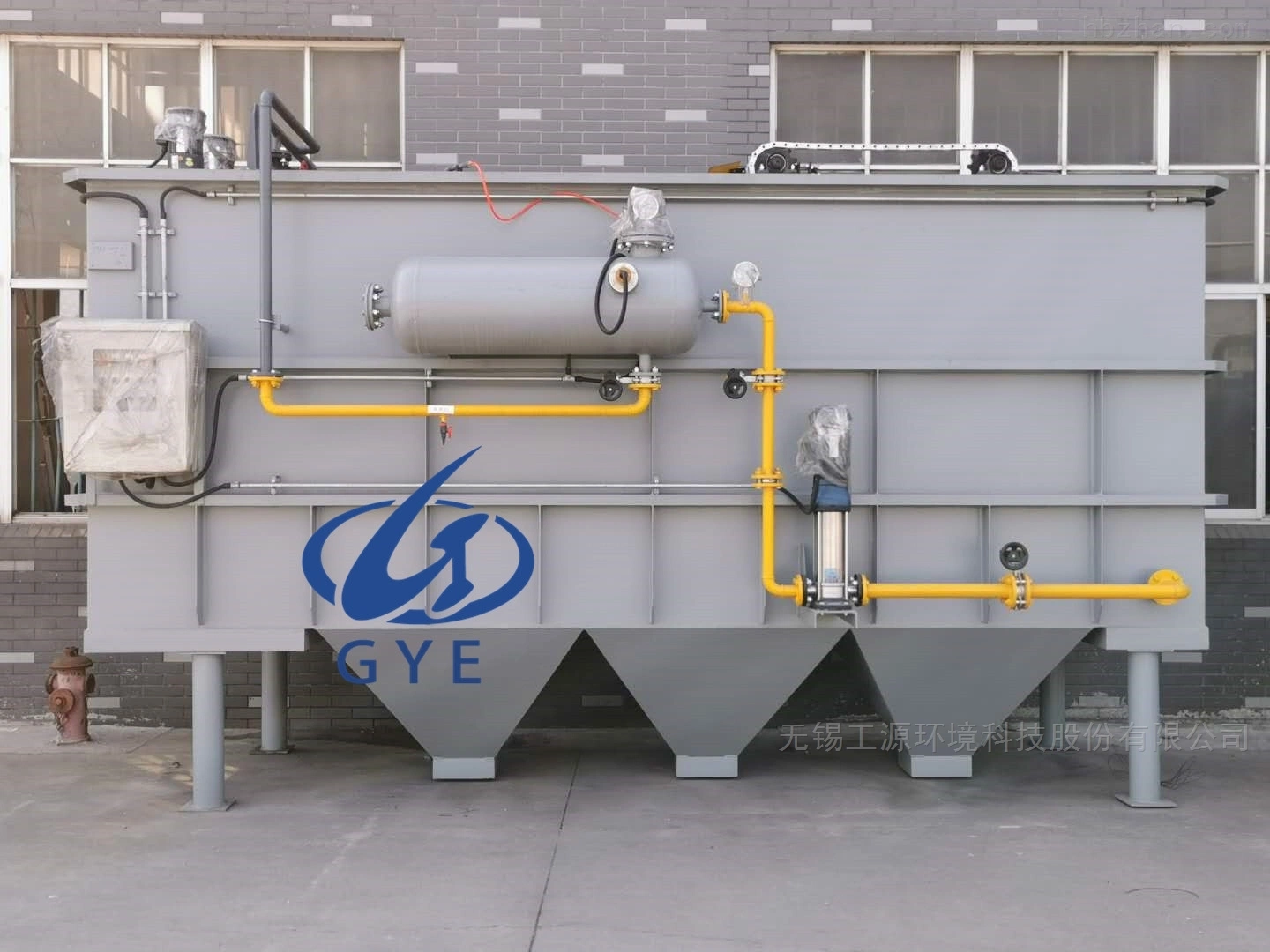 Flat Flow Type Dissolved Air Flotation Solid Liquid Separator for Algae Removal