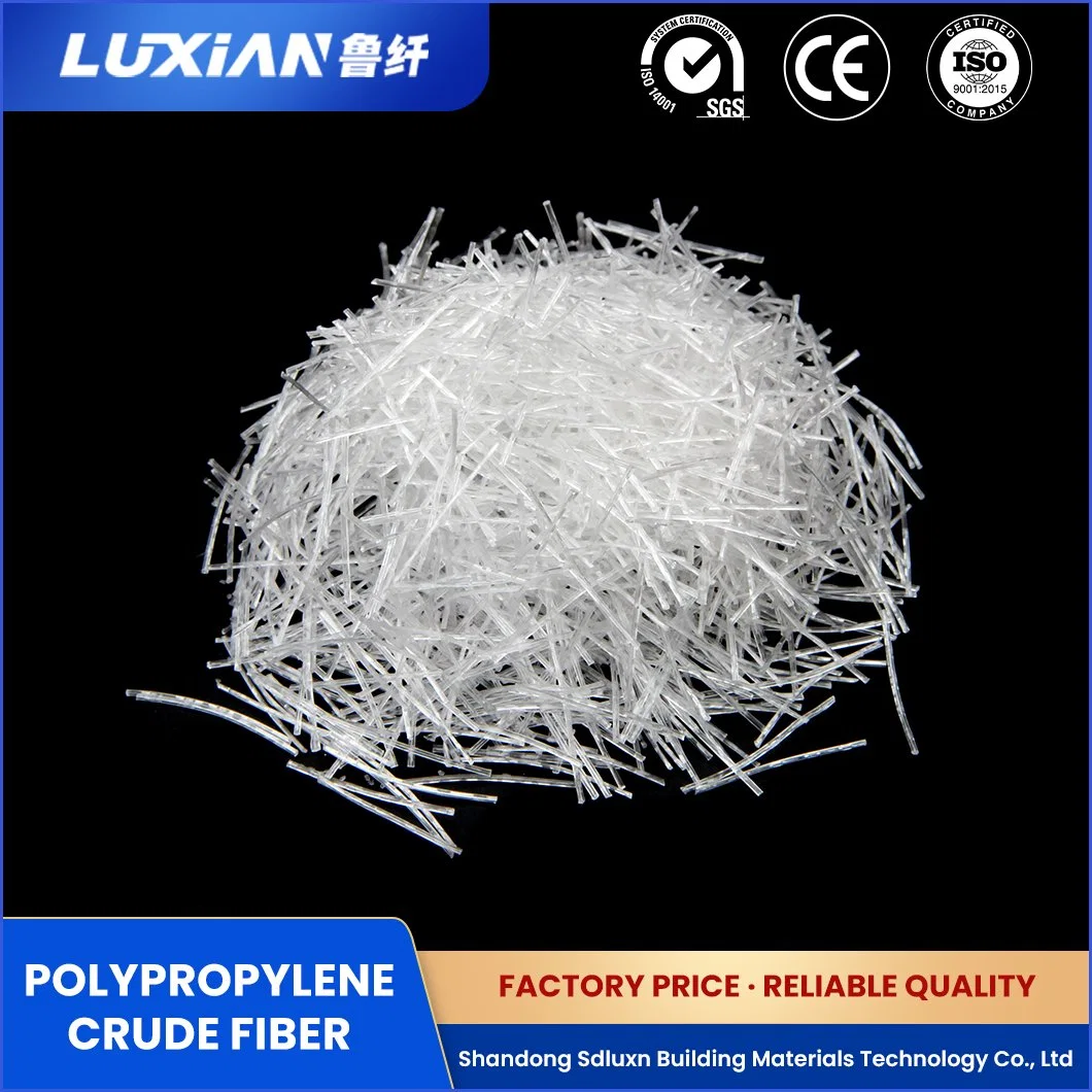 Sdluxn Environmentally Friendly Construction Engineering Fiber Custom PP Monofilament Crude Fiber China Polyester Curved Macro Fiber Manufacturers