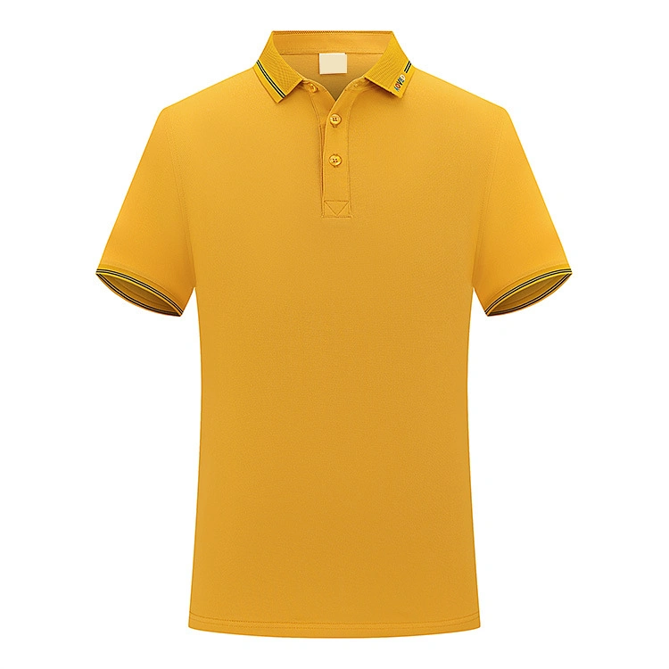 High End Business Work Clothes Summer Short Sleeved Men's and Women's Printed Logo Polo Shirt