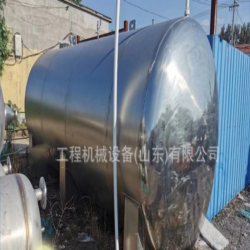 Used Hydrochloric Acid Storage Tank, Sanitary Grade Chemical Sterile Tank, Dairy Product Preservation, Horizontal Fresh Milk Refrigeration Tank