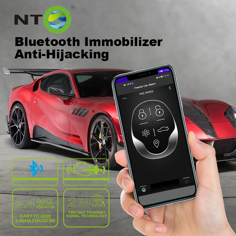 Smart Lock sistema antirrobo inalámbrico para el inmovilizador de automóviles Bluetooth