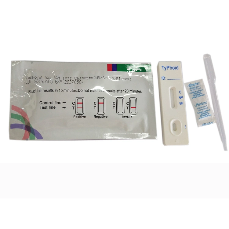 Laboratory Diagnosis Infectious Disease Typhoid Test/Typhoid Rapid Test Kit