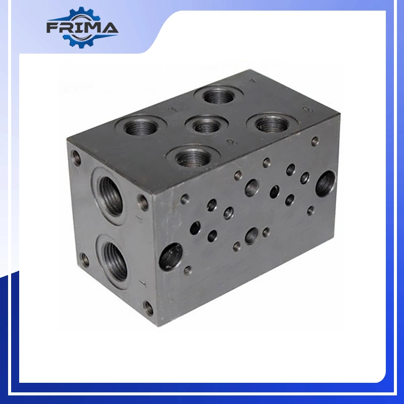 OEM CNC Machining Valve Adaptors Hydraulic Manifold Block