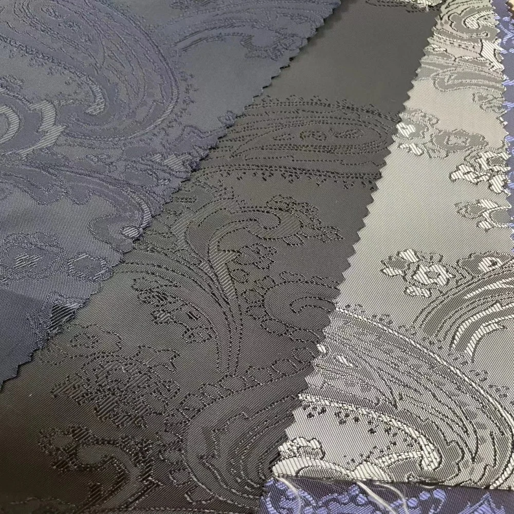 Polyester à motif personnalisé en polyester et ratière à motif préjacquard Tissu de doublure