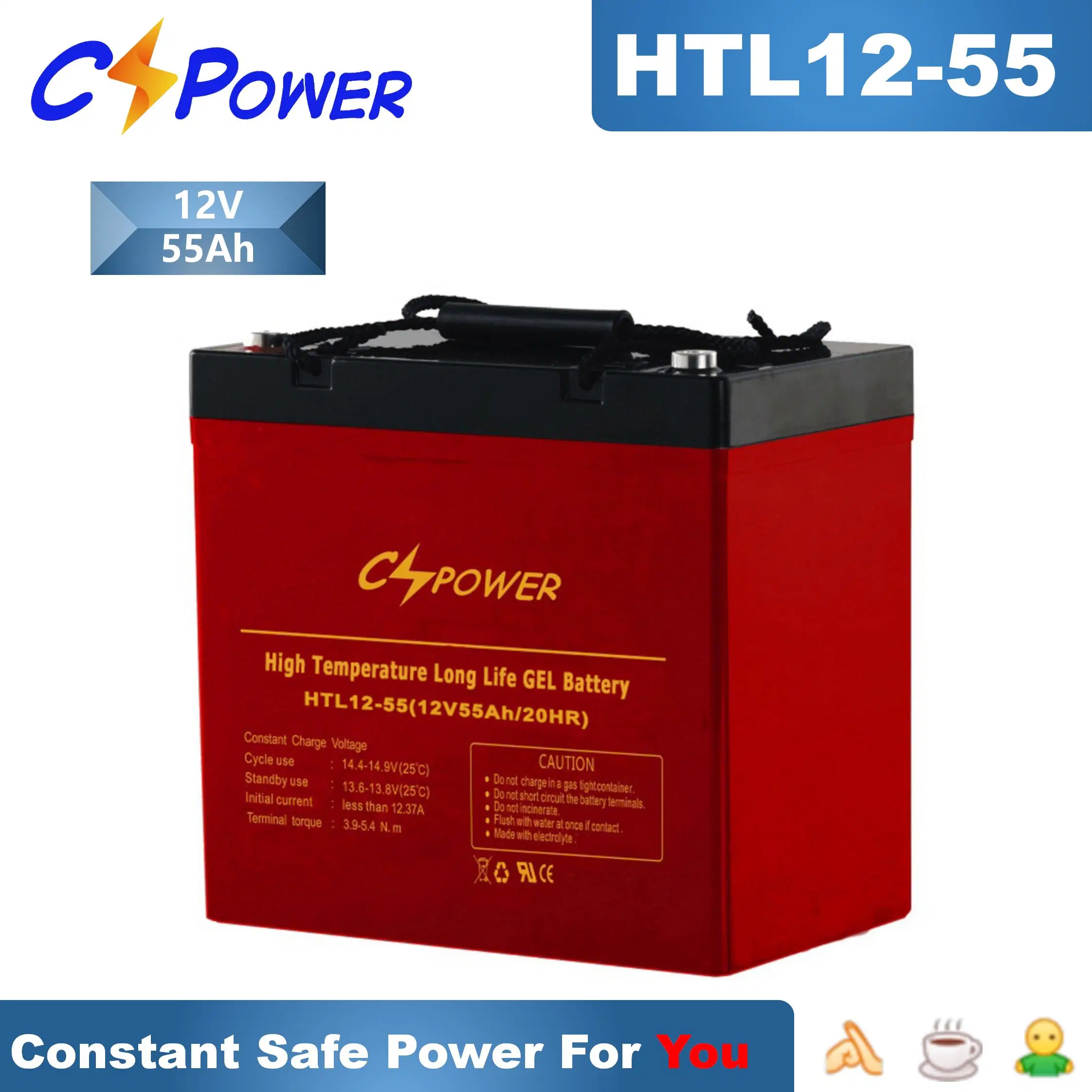 Cspower Battery Original Factory 12V40ah Maintenance Free Gel Battery - Battery Pack, Foorklift