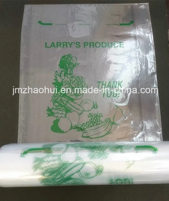 HDPE Transparent Plastic Fruit and Vegetable Produce Roll Bag