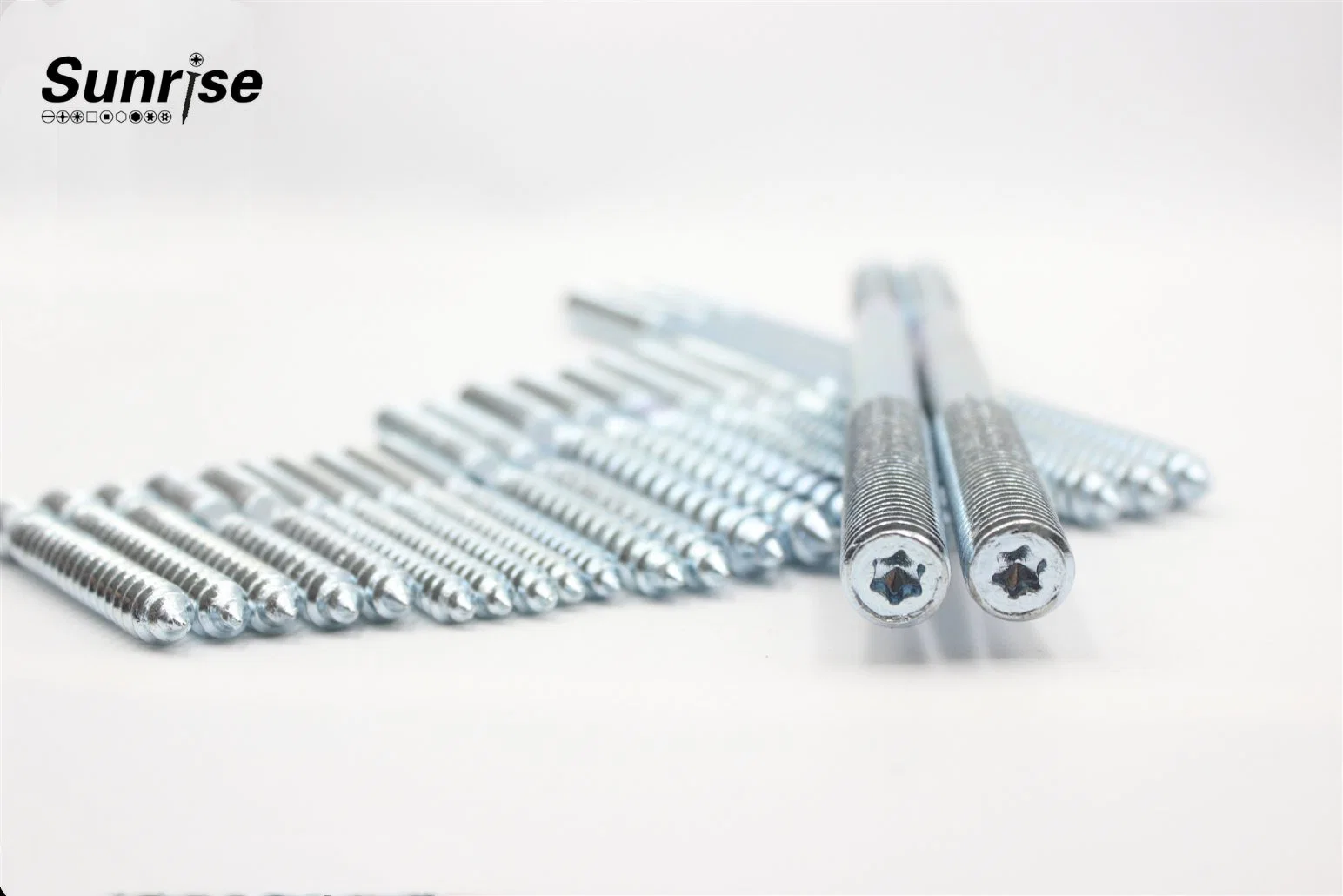 High Strength Stud Bolt Factory Customized Stainless Carbon Steel Double Threaded Stud Bolt