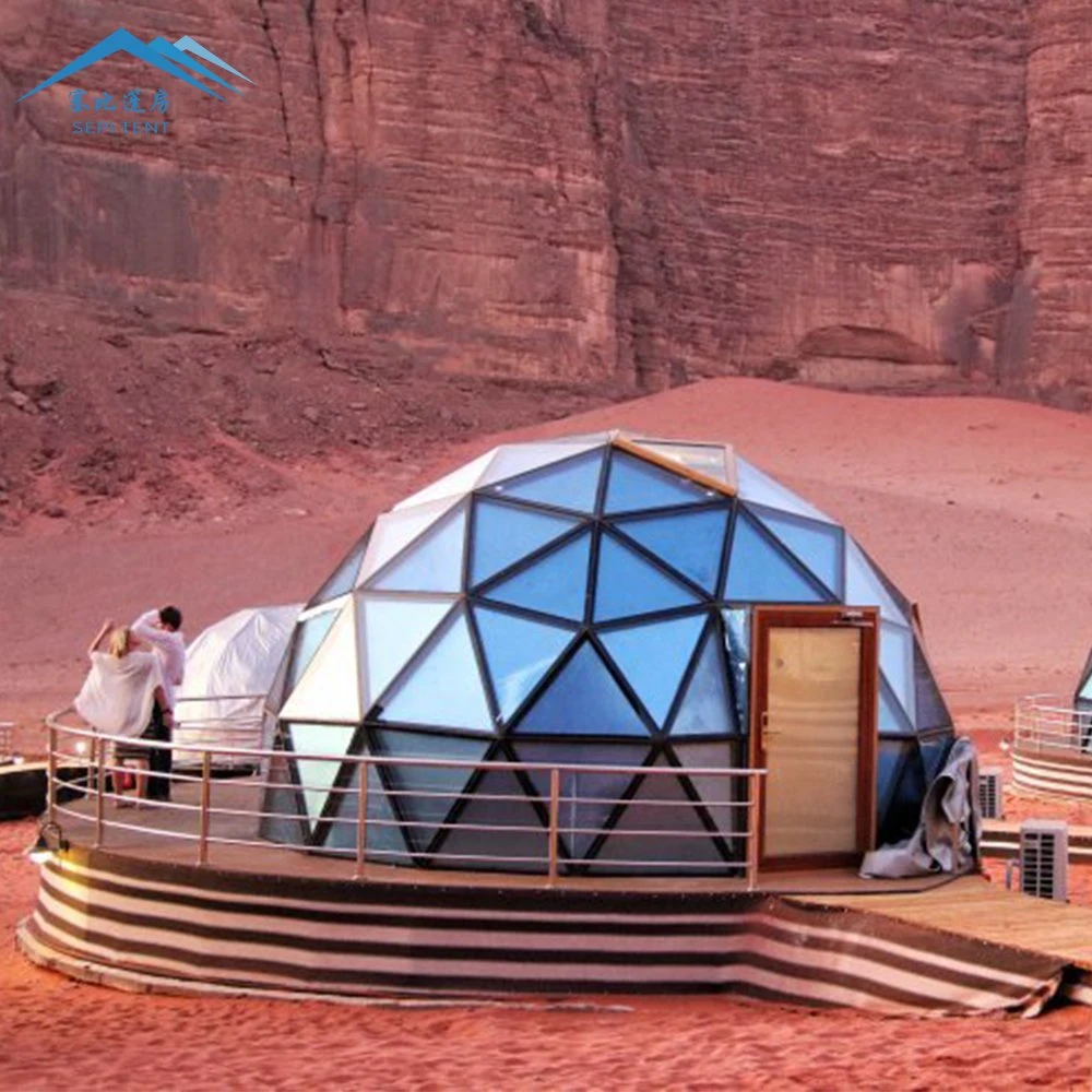 فندق قبة زجاجية جيوديزيك 3V خارجي من طراز خيمة قبة غلامبينج أوكازيون