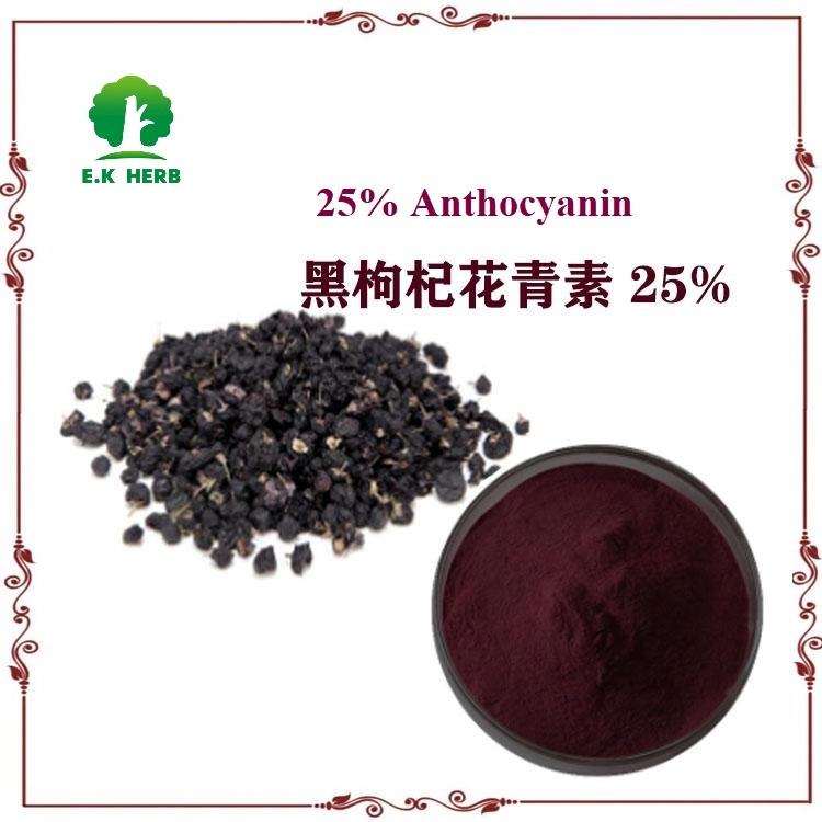 E. K Herb Factory Wholesale/Supplier Beverage Food Additive Natural Anti-Aging Goji Berry Powder Lycium Acid>1%