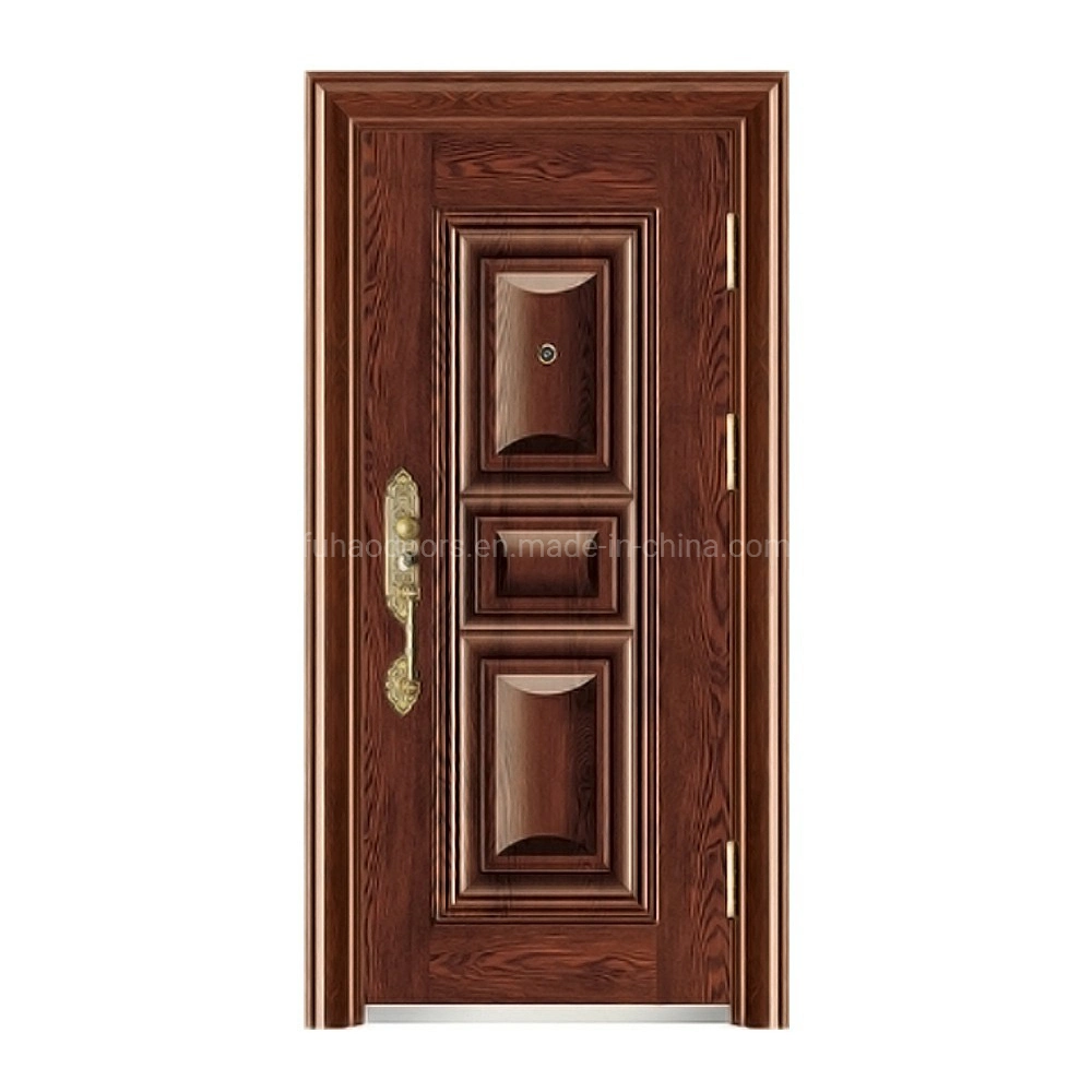 Cheap Price Luxury Style Hot Sale Exterior Security Steel Metal Door