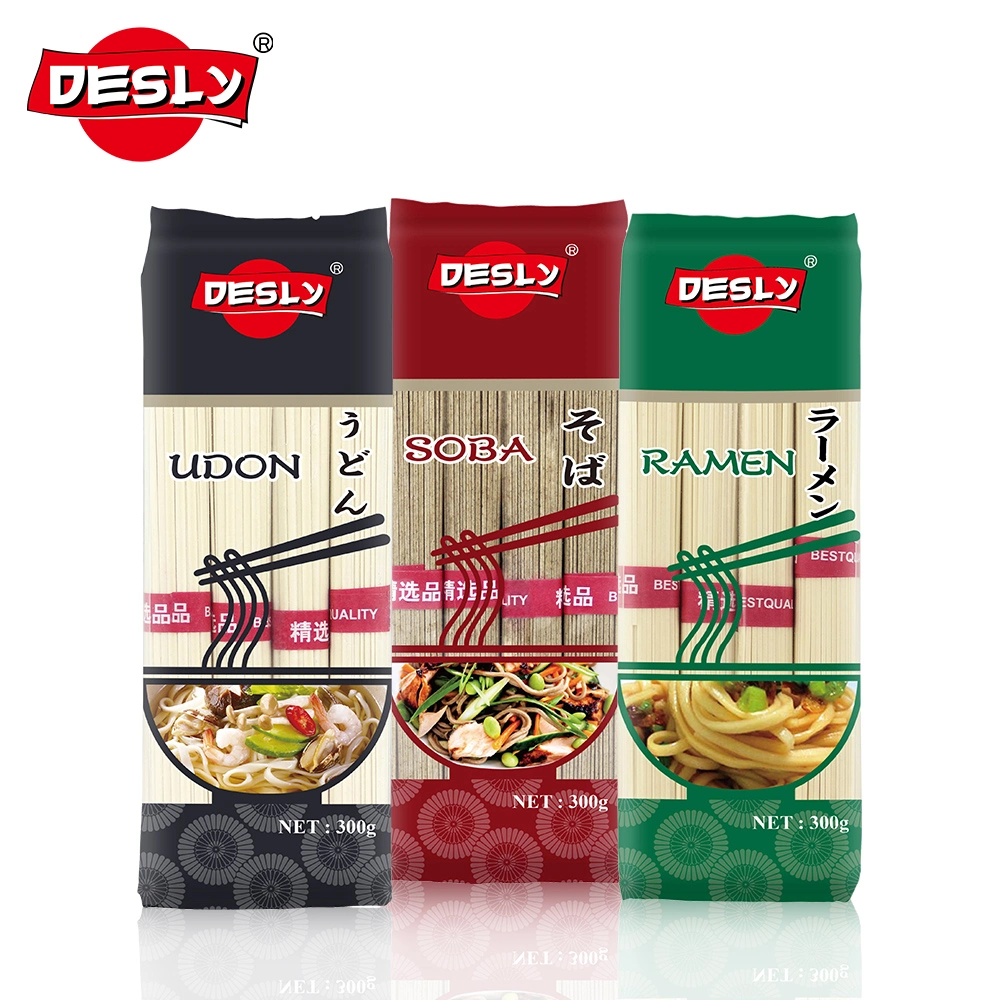 Quick Cook Food Manufacturer Japanese Cooking Noodles Vacuum Package 200 G Soba Noodles for Supermarket, Restaurant