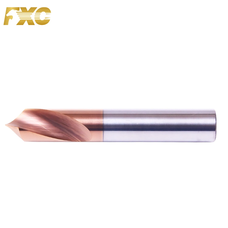 4mm Solid Carbide Spot Drill HRC55 90A Spot Drilling Bits for Cutting Steel