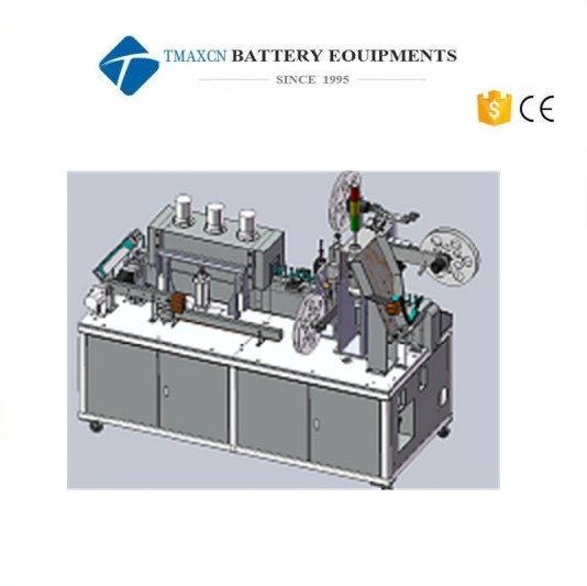 TMAXCN Brand High Productivity Automatic 18650 PVC Heat Shrink Wrapping Machine for Cylindrical Battery