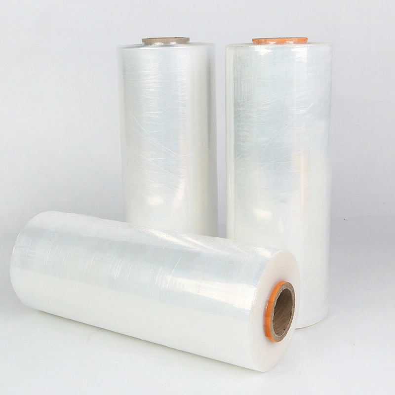 Free Sample Pallet Packing Shrink Wrap Plastic LLDPE Wrapping Film Stretch Roll Moving Packaging Ctretch Film